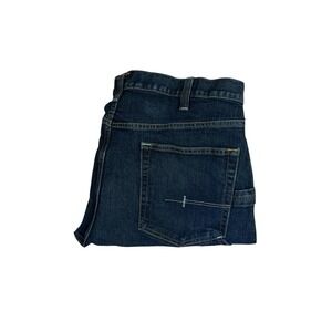 Ariat Rebar M4 Jeans Mens 40x30 Blue Low Rise Boot Cut Stretch Denim Workwear